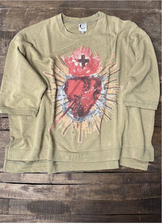 Sacred Hearts Sweat Shirt